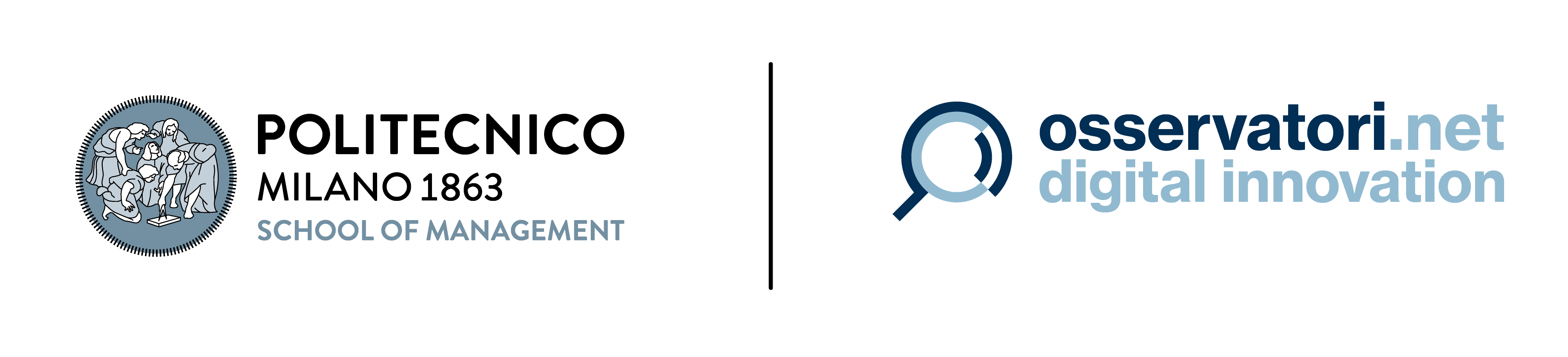 Immagine del logo dell'Osservatorio digitale del politecnico di Milano