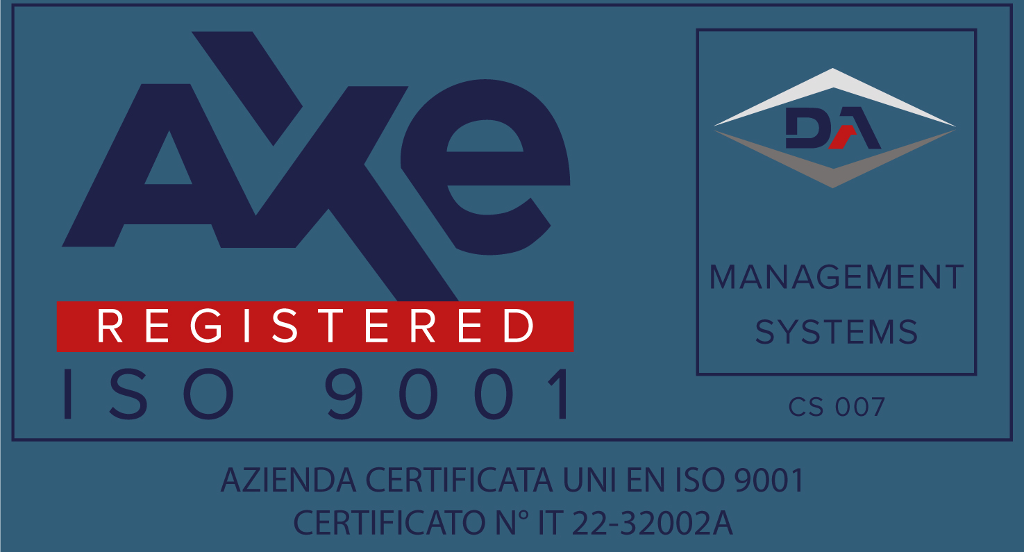 Axe Registered - ISO 9001