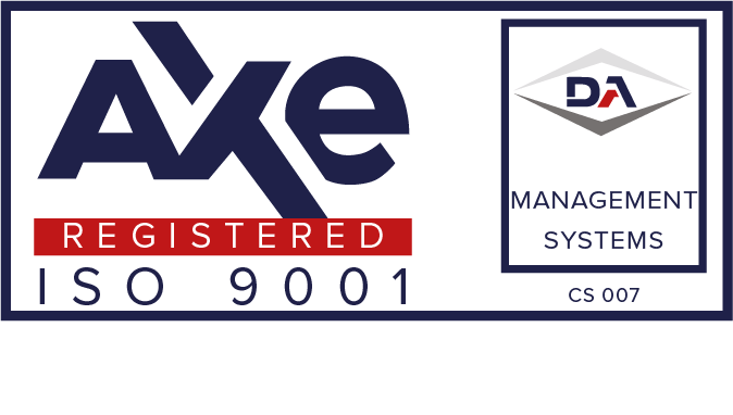 Axe Registered - ISO 9001